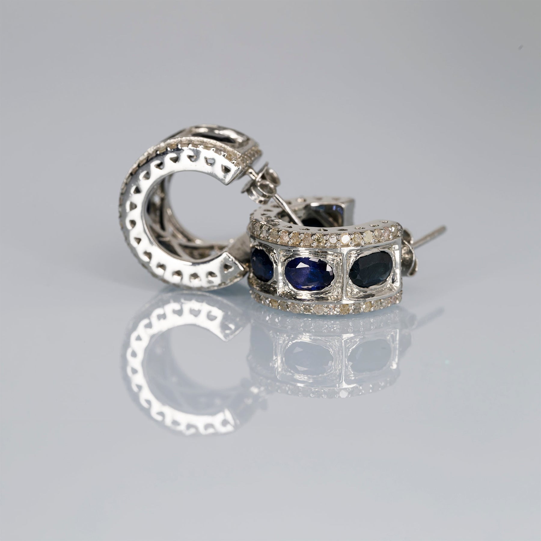 Glamour in Geometry: The Chrysler Ring & Earrings