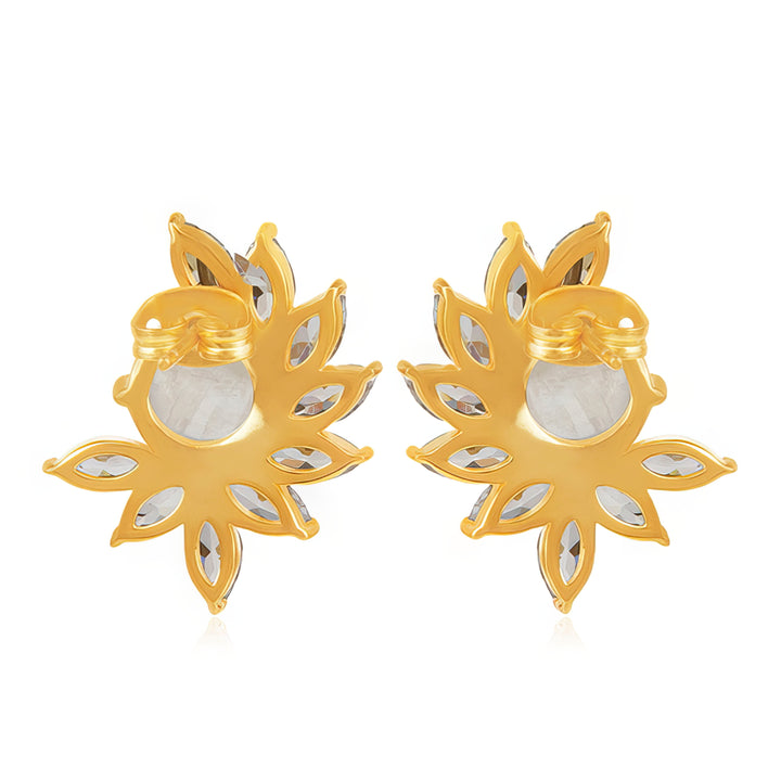 Crystal Rose Earrings