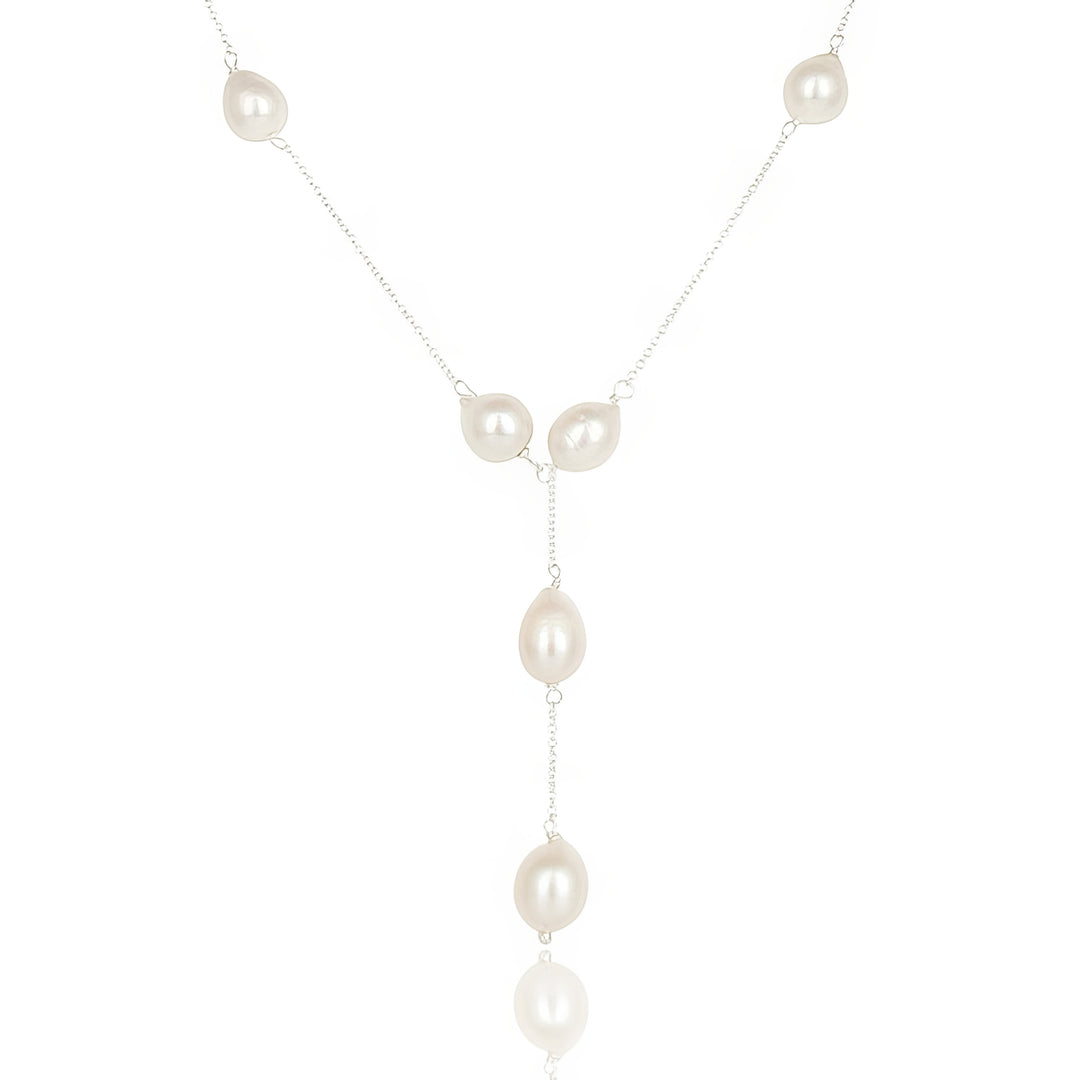 Luna Freshwater Pearl Sterling Silver Necklace