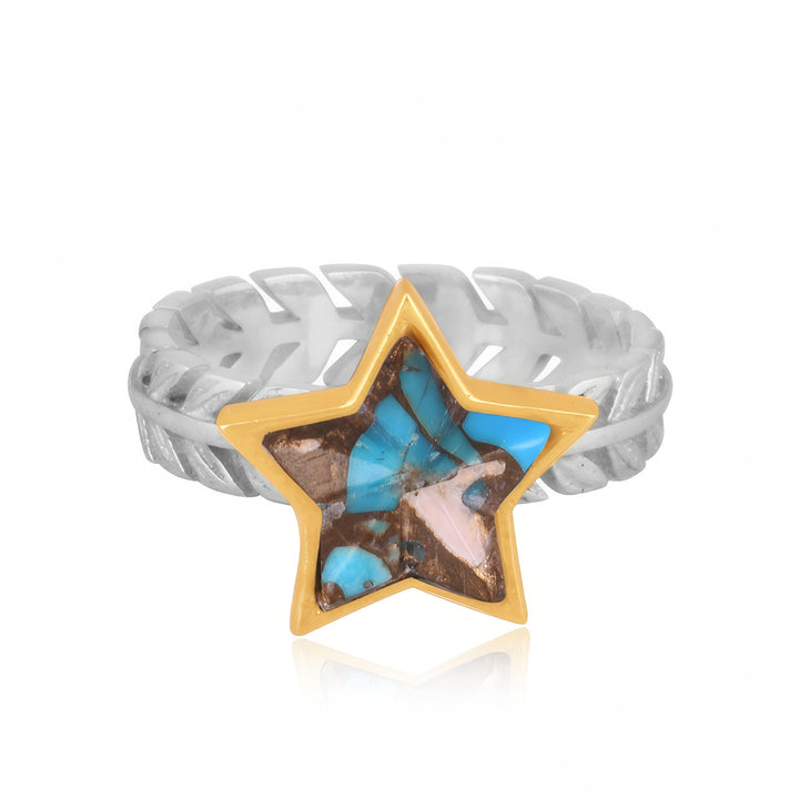 Mojave Copper Star Ring