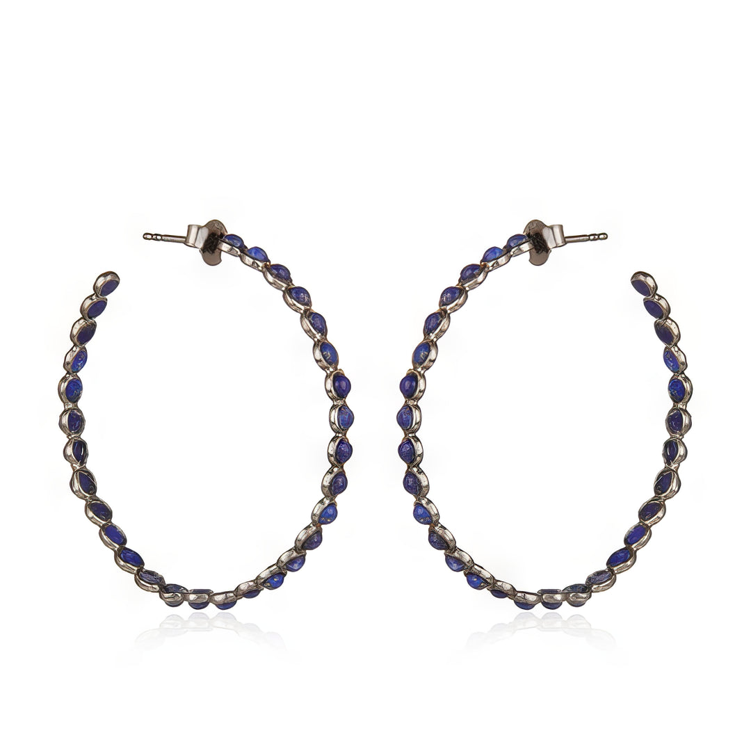 Pendientes Lapis Christa M-Negro