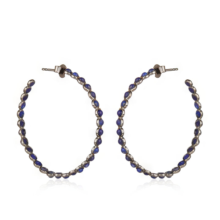 Pendientes Lapis Christa M-Negro