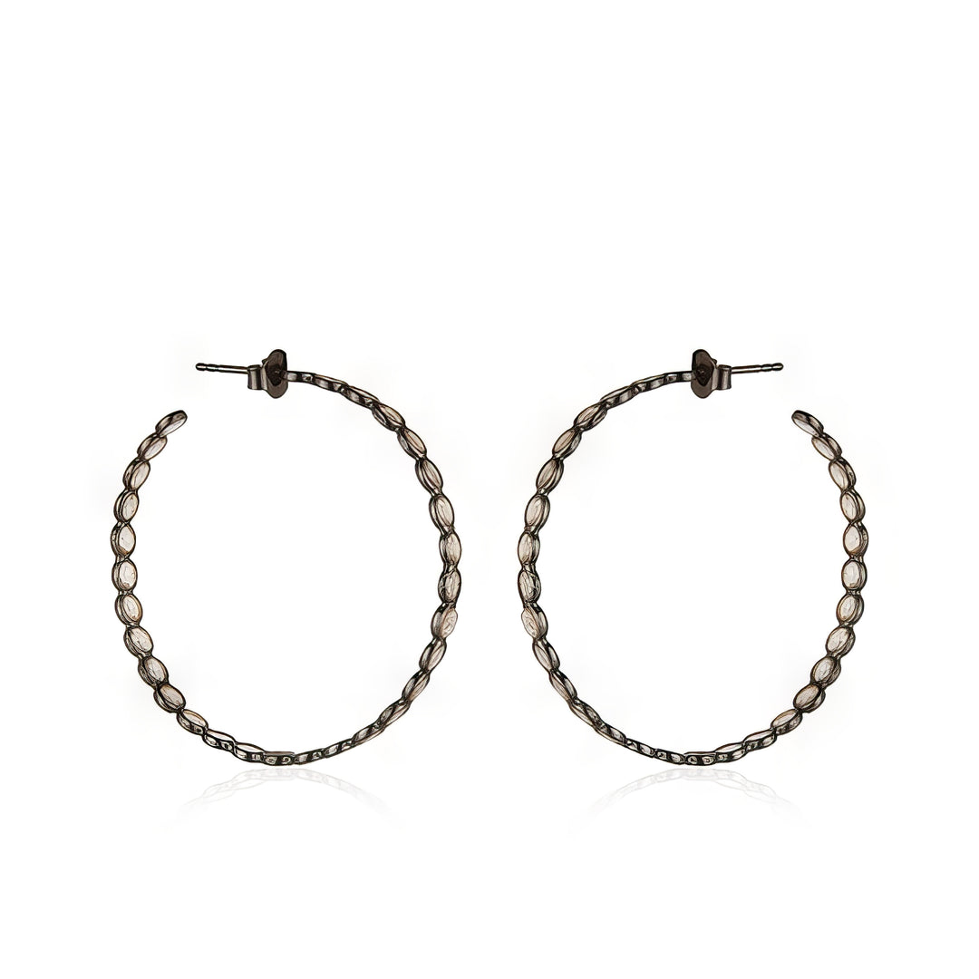 Lapis Chrysta Earrings M-Black