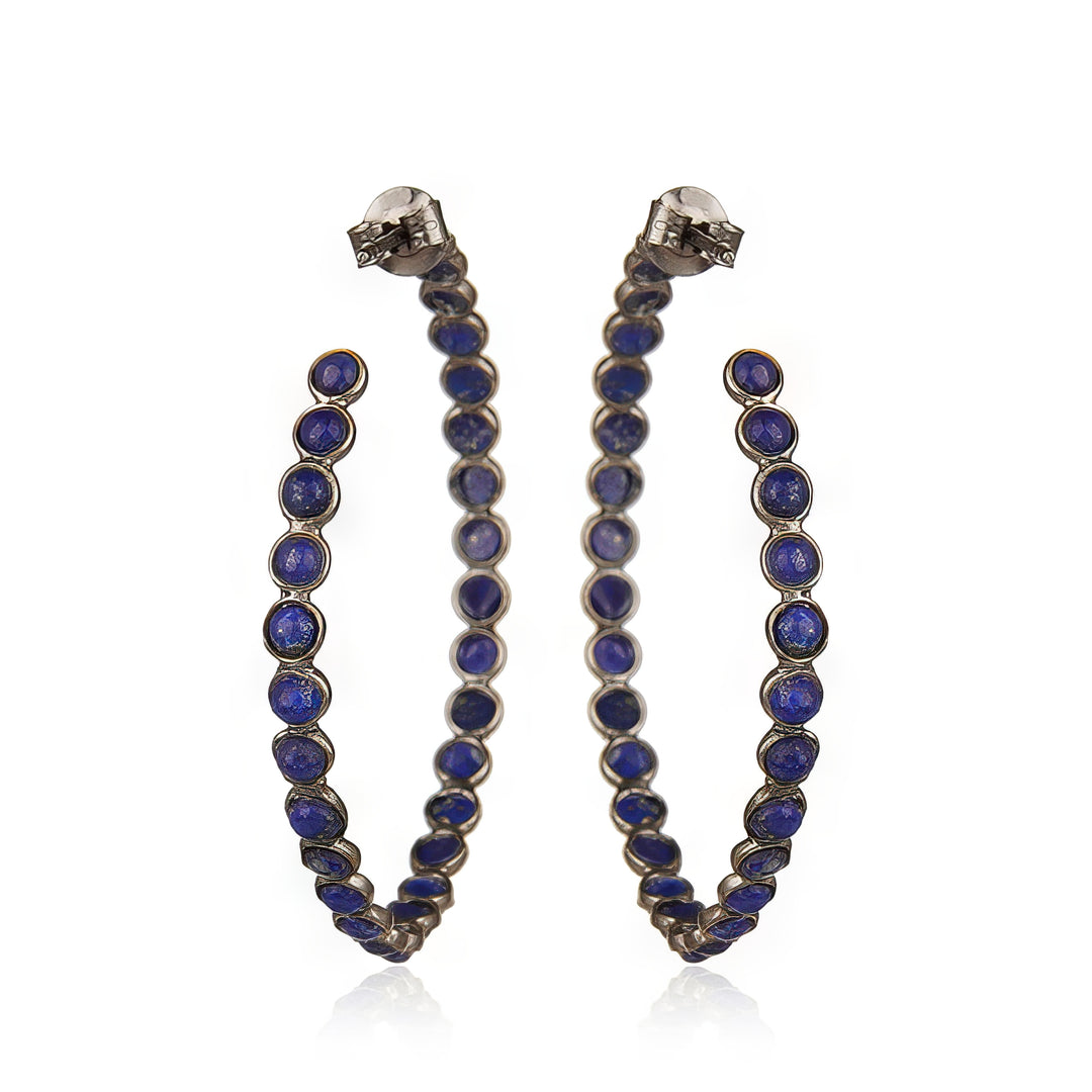 Lapis Chrysta Earrings M-Black