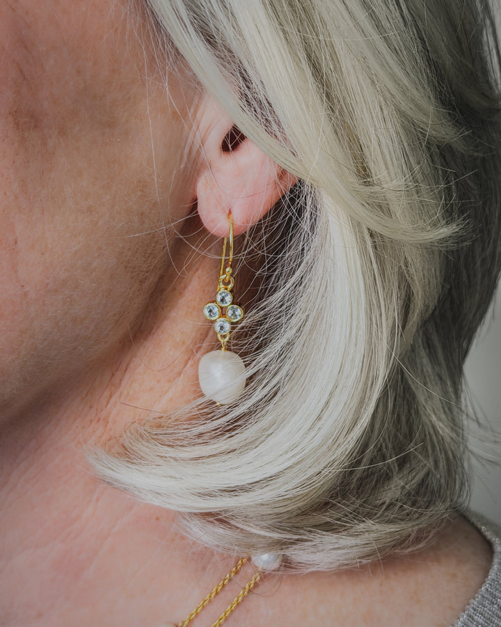 Blue Topaz Luna Azul Earrings