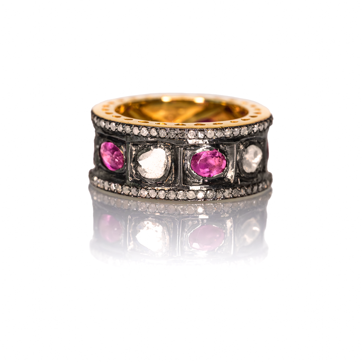 Pink Sapphire Chrysler Earrings