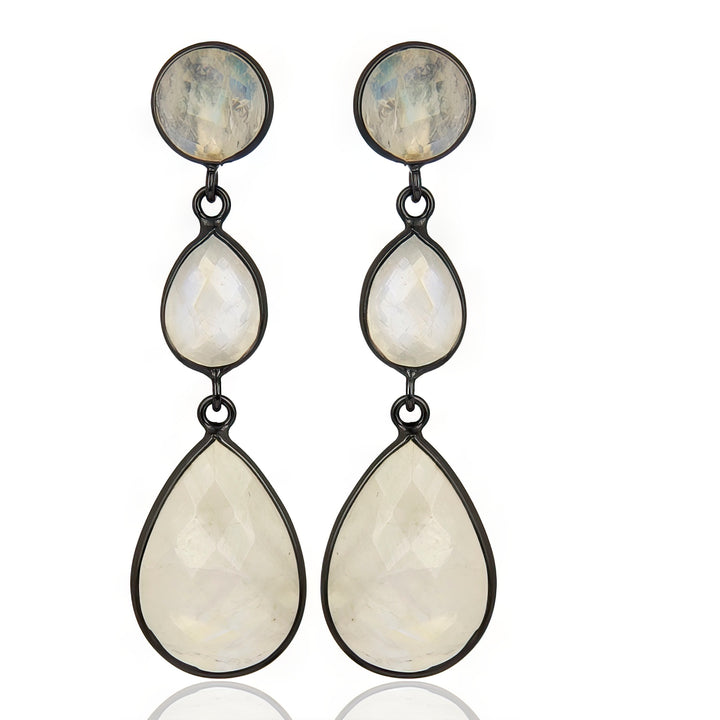 Maya Earrings Moonstone