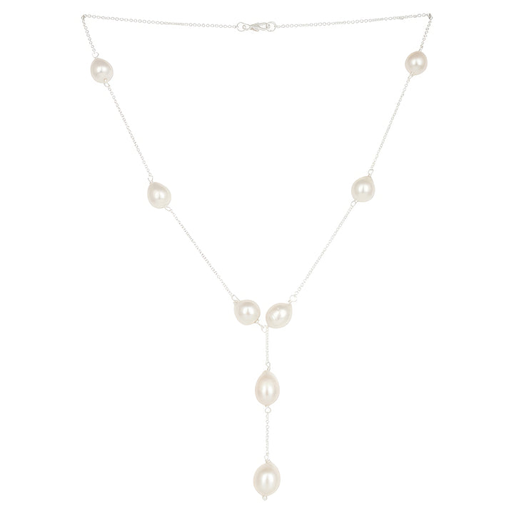 Luna Freshwater Pearl Sterling Silver Necklace