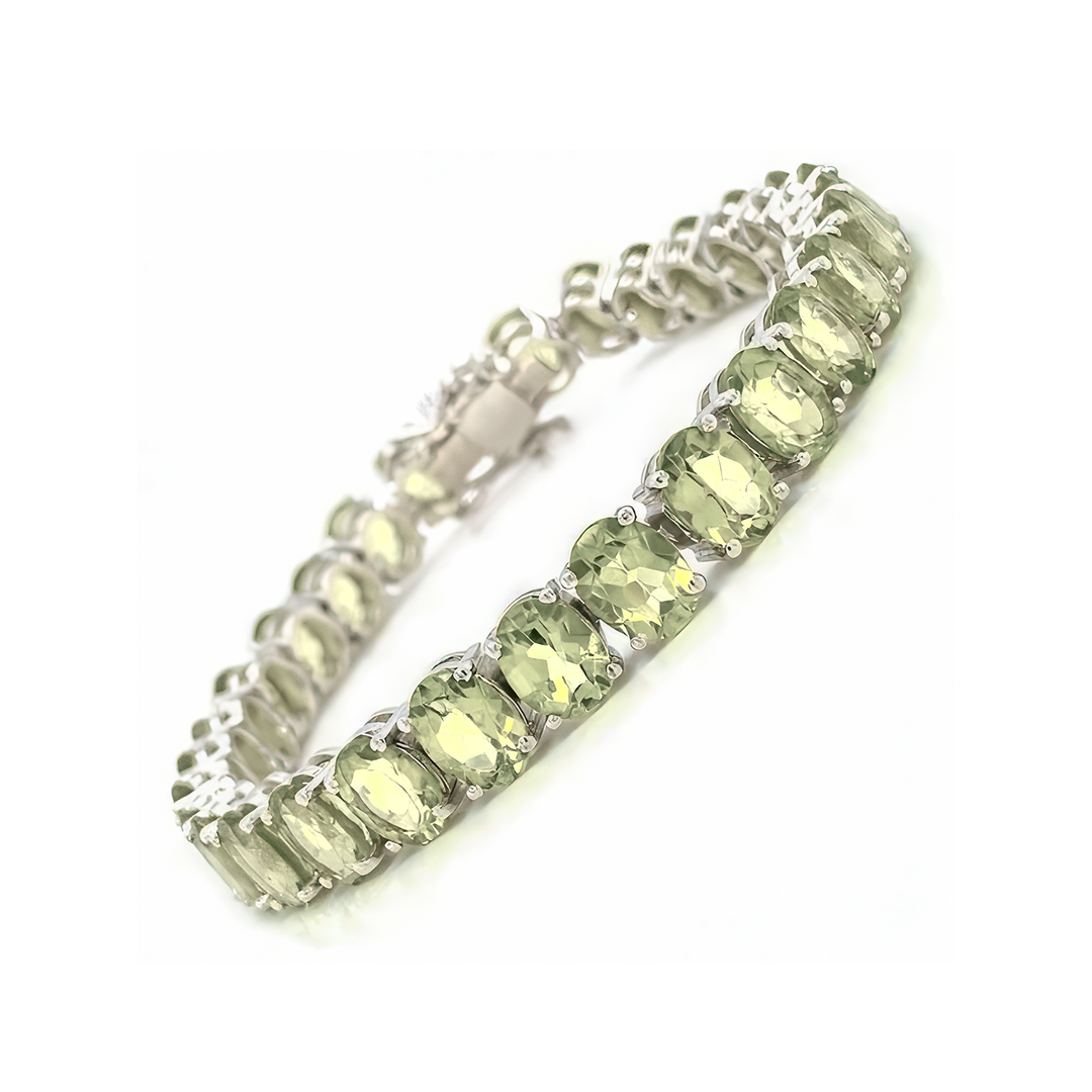 Green Amethyst Zest Bracelet